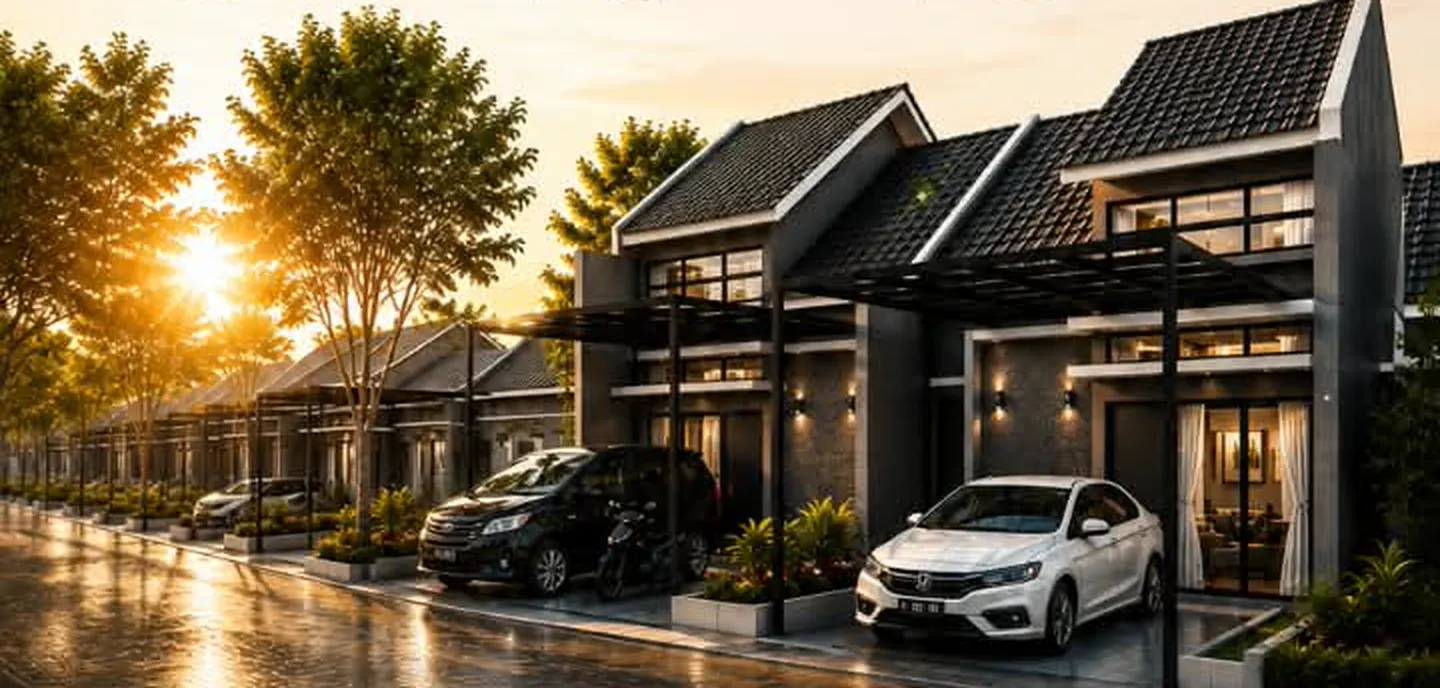 Ilustrasi jalan cluster Gran Balad Kemang