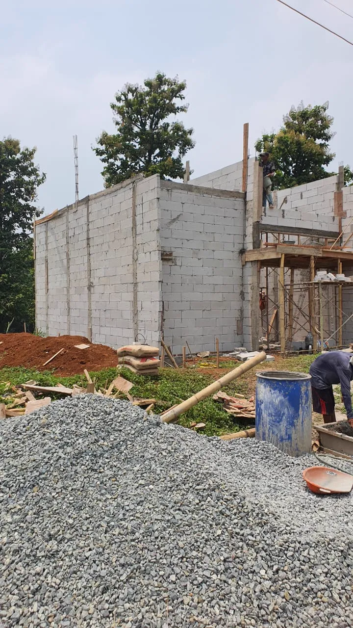 Foto asli dinding hebel unit Type Avena